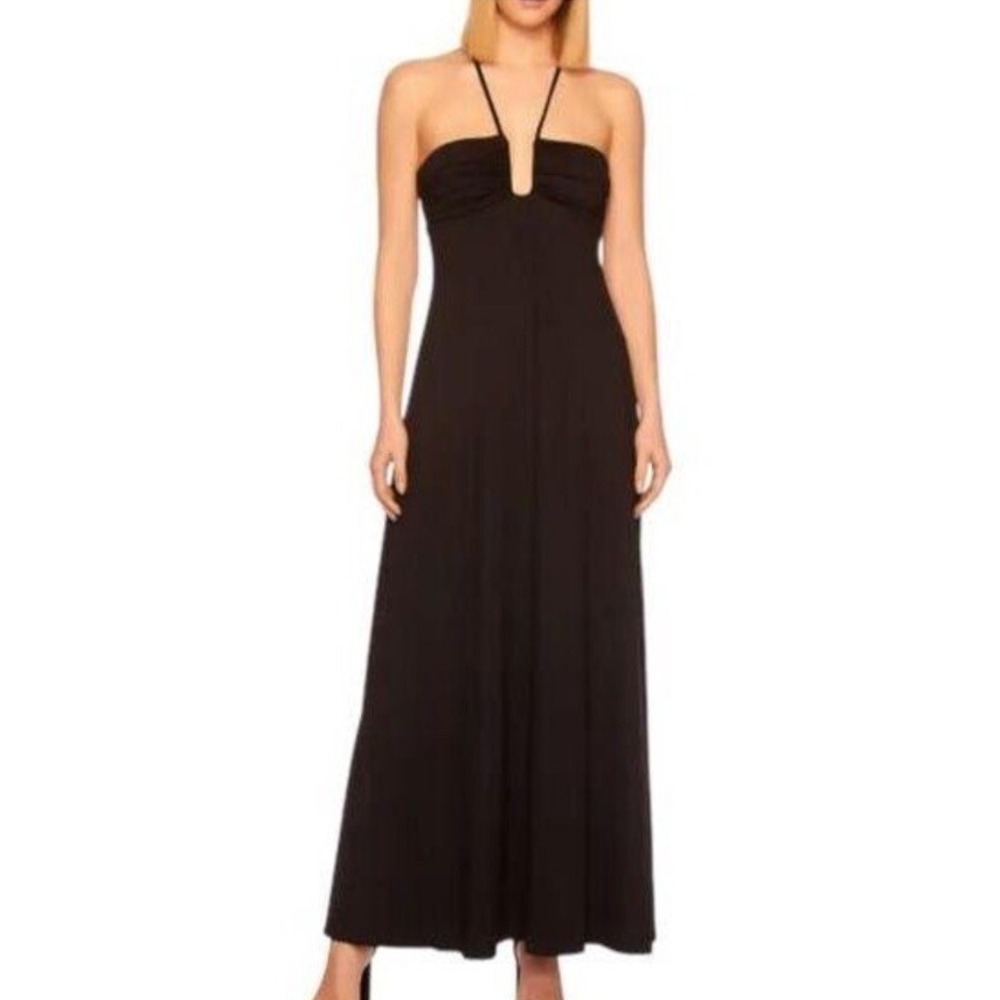 Maxi Dress M Romantic Whimsigoth Boho Dark Fairy Grunge Witchy Convertible Flowy